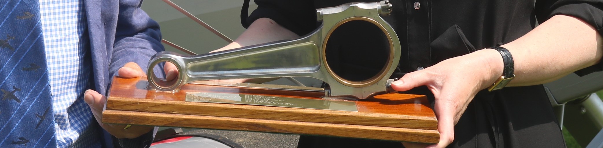 Conrod Trophy presented to Shuttleworth Collection Events Team